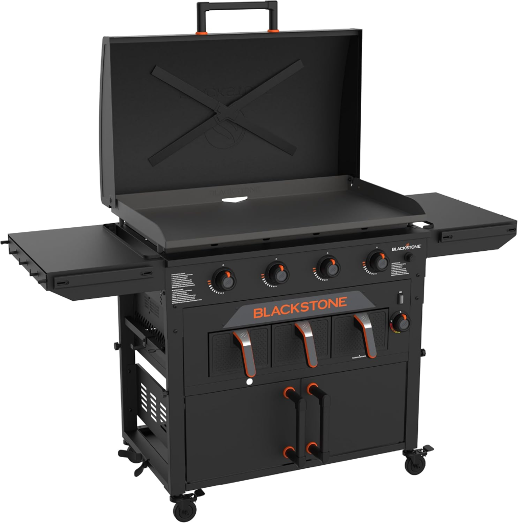 blackstone griddle with air fryer