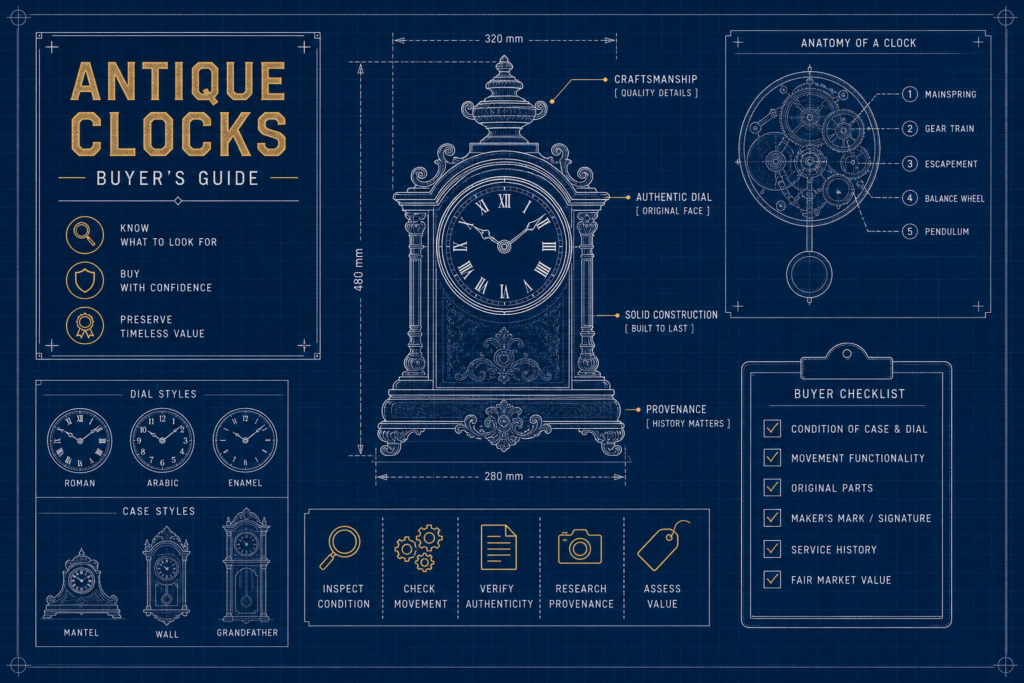 antique clocks for sale
