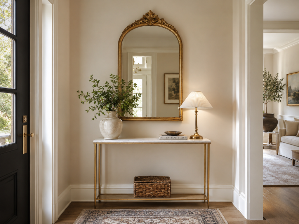 Antique mirrors for sale for small entryway wall decor